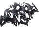 Beste Honda CBR500R Motorrad Verkleidung 2013-2015 - Glanzendes Schwarz Matt Schwarz