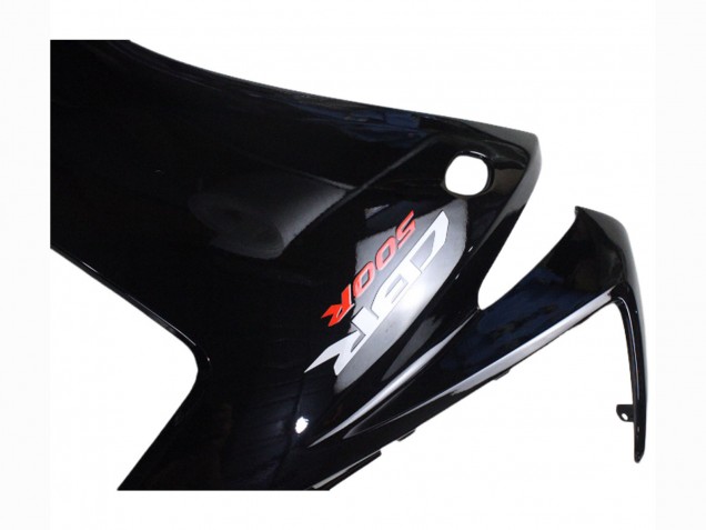 Beste Honda CBR500R Motorrad Verkleidung 2013-2015 - Glanzendes Schwarz Matt Schwarz