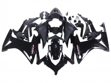 Beste Honda CBR500R Motorrad Verkleidung 2013-2015 - Glanzendes Schwarz Matt Schwarz