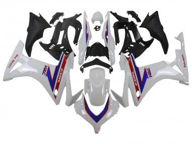 Beste Honda CBR500R Motorrad Verkleidung 2013-2015 - Weiss Rot Blau HRC