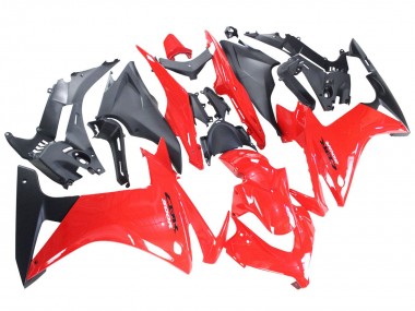 Beste Honda CBR500R Motorrad Verkleidung 2013-2015 - Rot Matt Schwarz