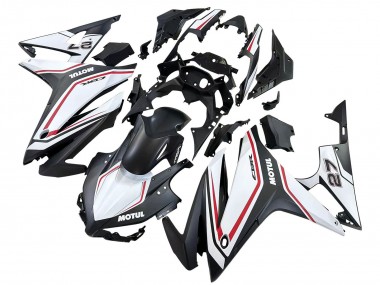 Beste Honda CBR500R Motorrad Verkleidung 2016-2018 - Weiss Rot Matt Schwarz