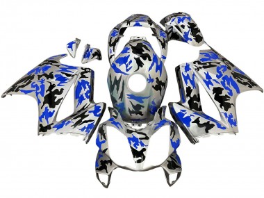 Beste Honda VFR 800 Motorrad Verkleidung 2002-2013 - Silber Schwarz Blau Camouflage
