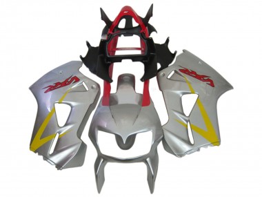 Beste Honda VFR 800 Motorrad Verkleidung 2002-2013 - Silber Rot Gelb
