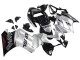 Beste Honda VFR 800 Motorrad Verkleidung 2002-2013 - Silber Glanzendes Schwarz Repsol
