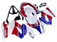 Beste Honda VFR 800 Motorrad Verkleidung 2002-2013 - Weiss Rot Blau Motul