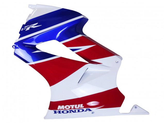 Beste Honda VFR 800 Motorrad Verkleidung 2002-2013 - Weiss Rot Blau Motul