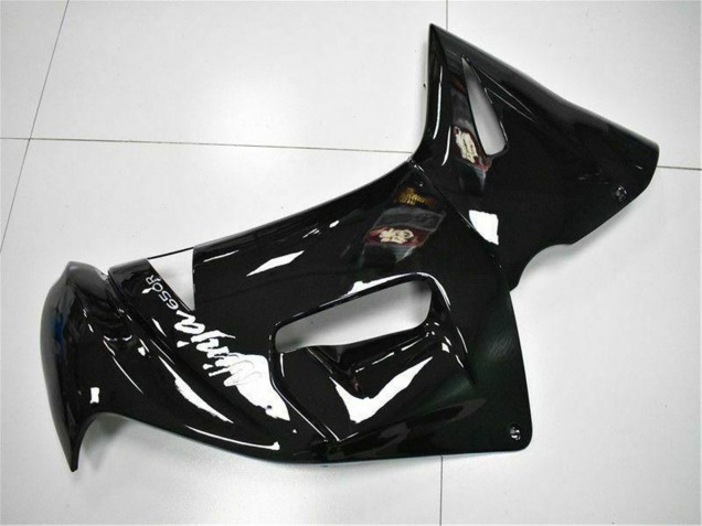 Beste Kawasaki EX650 Motorrad Verkleidung 2006-2008 - Glanzendes Schwarz Weiss
