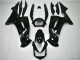 Beste Kawasaki EX650 Motorrad Verkleidung 2006-2008 - Glanzendes Schwarz Weiss