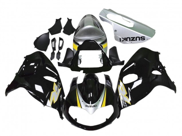 Beste Suzuki TL1000R Motorrad Verkleidung 1998-2003 - Glanzendes Schwarz Silber Gelb