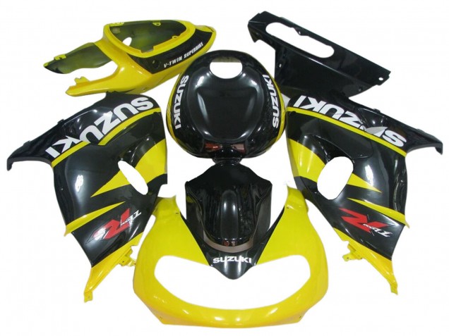 Beste Suzuki TL1000R Motorrad Verkleidung 1998-2003 - Glanzendes Schwarz Gelb