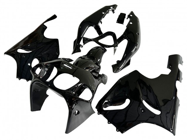 Beste Kawasaki ZX7R Motorrad Verkleidung 1996-2003 - Glanzendes Schwarz