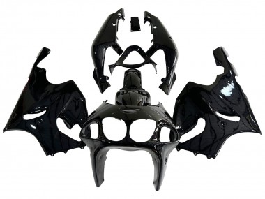 Beste Kawasaki ZX7R Motorrad Verkleidung 1996-2003 - Glanzendes Schwarz