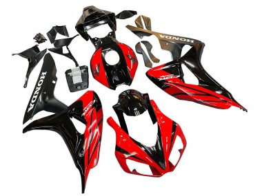 Beste Honda CBR1000RR Motorrad Verkleidung 2006-2007 - Blau Glanzendes Schwarz