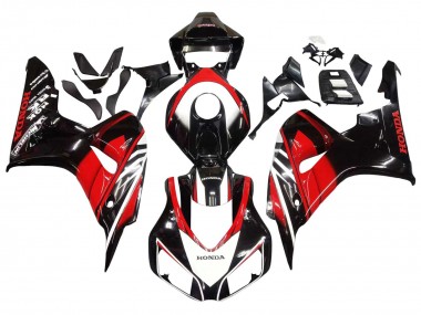 Beste Honda CBR1000RR Motorrad Verkleidung 2006-2007 - Rot Glanzendes Schwarz