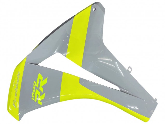 Beste Honda CBR1000RR Motorrad Verkleidung 2008-2011 - Nardo Grau Fluoreszierendes Grun