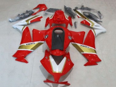 Beste Honda CBR1000RR Motorrad Verkleidung 2012-2016 - Weiss Rot Gold