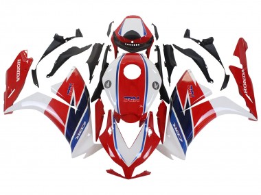 Beste Honda CBR1000RR Motorrad Verkleidung Kit 2012-2016 - Weiss Rot Blau