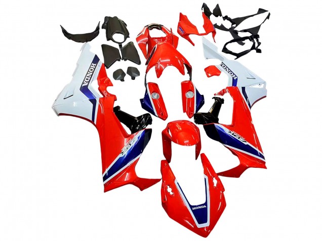 Beste Honda CBR1000RR Motorrad Verkleidung Kit 2017-2023 - Weiss Rot Blau