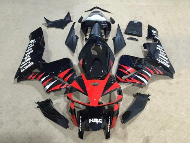 Beste Honda CBR600RR Motorrad Verkleidung 2005-2006 - Glanzendes Schwarz Rot Weiss HRC