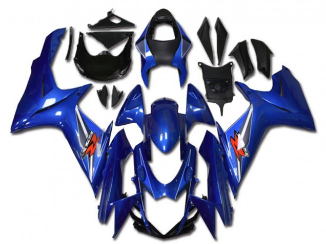 Beste Suzuki GSXR 600/750 Motorrad Verkleidung 2011-2024 - Blau