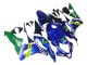 Beste Honda CBR600RR Motorrad Verkleidung 2007-2008 - Blau Grun MoviStar Castrol
