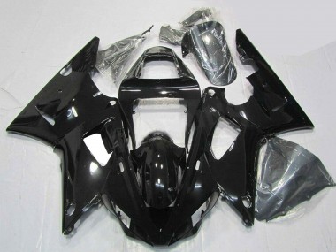 Beste Yamaha YZF R1 Motorrad Verkleidung 2000-2001 - Glanzendes Schwarz