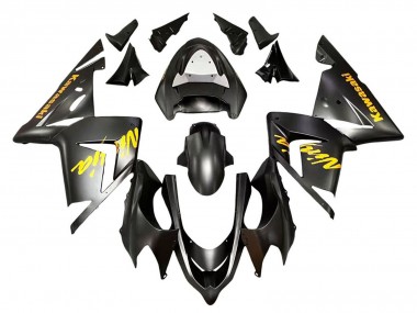 Beste Kawasaki ZX10R Motorrad Verkleidung 2004-2005 - Schwarz Ninja