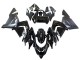 Beste Kawasaki ZX10R Motorrad Verkleidung 2004-2005 - Glanzendes Matt Schwarz Ninja