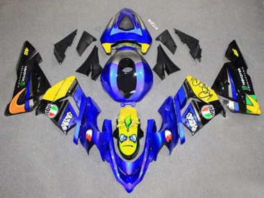 Beste Kawasaki ZX10R Motorrad Verkleidung 2004-2005 - Grun Schwarz Ninja
