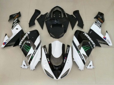Beste Kawasaki ZX10R Motorrad Verkleidung 2004-2005 - Grun Rot Schwarz