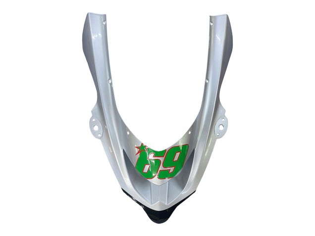 Beste Kawasaki ZX10R Motorrad Verkleidung 2004-2005 - Grun Silber Schwarz 69