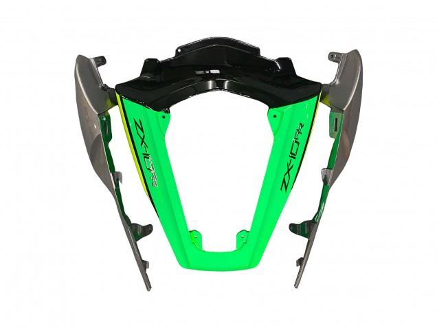 Beste Kawasaki ZX10R Motorrad Verkleidung 2011-2015 - Grun Gelb Schwarz Weiss Elf Monster