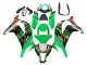 Beste Kawasaki ZX10R Motorrad Verkleidung 2011-2015 - Grun Gelb Schwarz Weiss Elf Monster