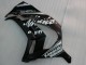 Beste Kawasaki ZX10R Motorrad Verkleidung 2011-2015 - Glanzendes Schwarz Weiss Elf Schnee Aufkleber