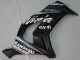 Beste Kawasaki ZX10R Motorrad Verkleidung 2011-2015 - Glanzendes Schwarz Weiss Elf Schnee Aufkleber
