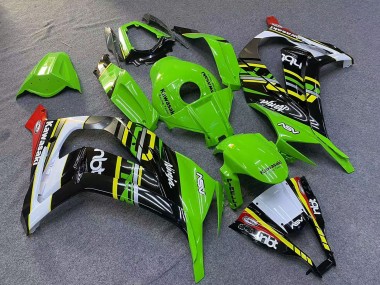Beste Kawasaki ZX10R Motorrad Verkleidung 2011-2015 - Grun Gelb Weiss Schwarz Rot Pirelli