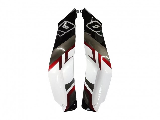 Beste Kawasaki ZX10R Motorrad Verkleidung 2011-2015 - Weiss Glanzendes Schwarz Matt Schwarz Rot