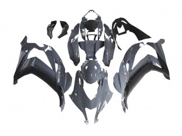 Beste Kawasaki ZX10R Motorrad Verkleidung 2016-2020 - Nardo Grau Schwarz