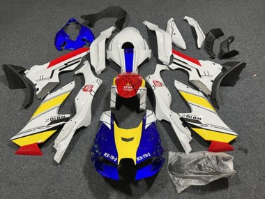 Beste Kawasaki ZX10R Motorrad Verkleidung 2021-2025 - Weiss Blau Rot Gelb