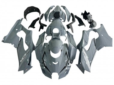 Beste Kawasaki ZX10R Motorrad Verkleidung 2021-2025 - Grau