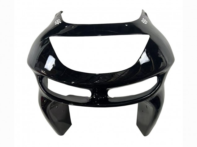 Beste Kawasaki ZX6R Motorrad Verkleidung 1998-1999 - Glanzendes Schwarz Gelb Elf Bridgestone