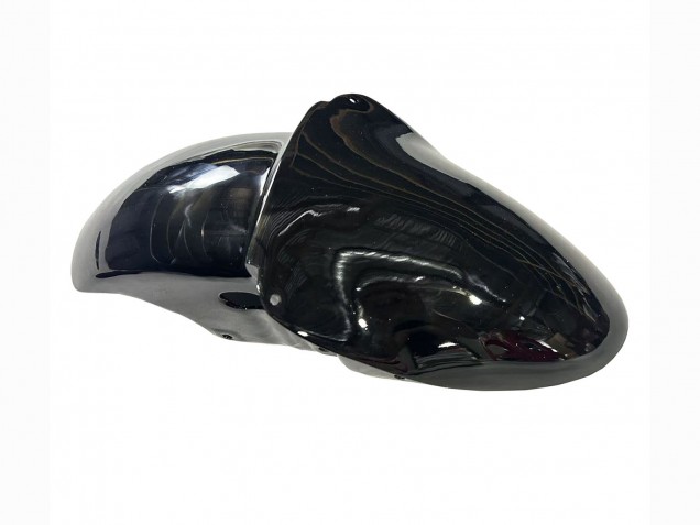 Beste Kawasaki ZX6R Motorrad Verkleidung 1998-1999 - Glanzendes Schwarz Gelb Elf Bridgestone