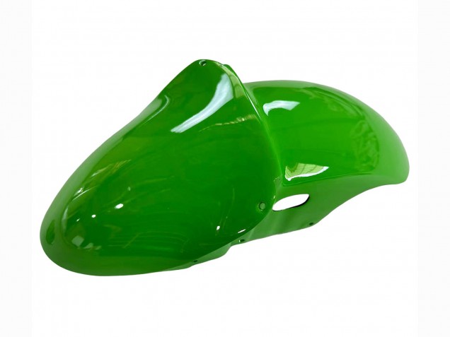 Beste Kawasaki ZX6R Motorrad Verkleidung 1998-1999 - Grun Glanzendes Schwarz Elf Bridgestone