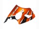 Beste Kawasaki ZX6R Motorrad Verkleidung 2000-2002 - Orange Schwarz