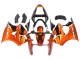 Beste Kawasaki ZX6R Motorrad Verkleidung 2000-2002 - Orange Schwarz