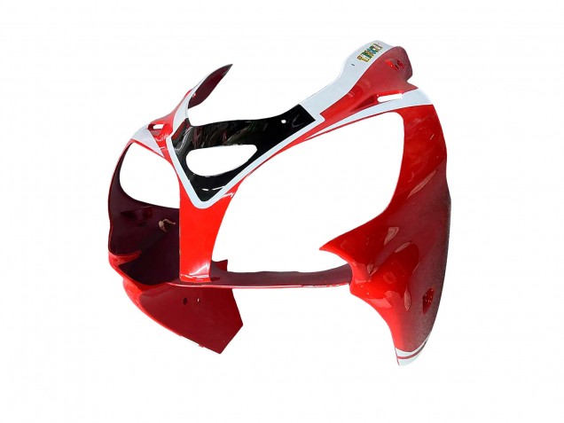 Beste Kawasaki ZX6R Motorrad Verkleidung 2000-2002 - Weiss Rot Schwarz