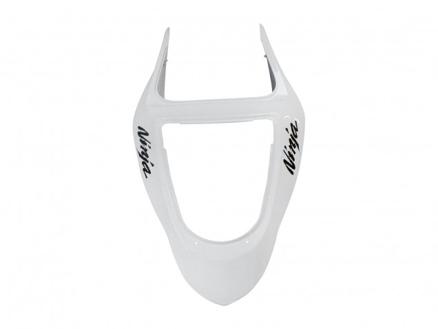 Beste Kawasaki ZX6R Motorrad Verkleidung 2003-2004 - Weiss Schwarz Aufkleber
