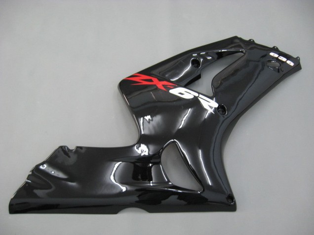 Beste Kawasaki ZX6R Motorrad Verkleidung 2003-2004 - Glanzendes Schwarz
