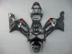 Beste Kawasaki ZX6R Motorrad Verkleidung 2003-2004 - Glanzendes Schwarz